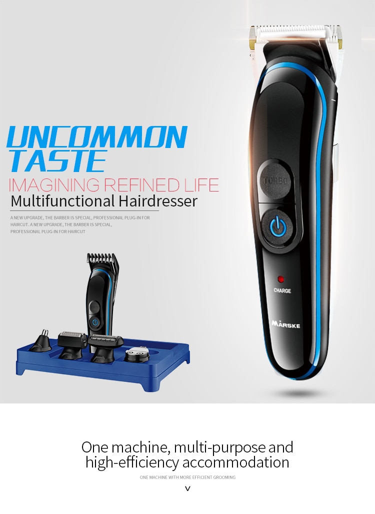 5in1-Waterproof-Rechargeable-Electric-Beard-Cutter-Hair-Clipper-Nose-Hair-Beard-Trimmer-Shaver-razor-33011609565