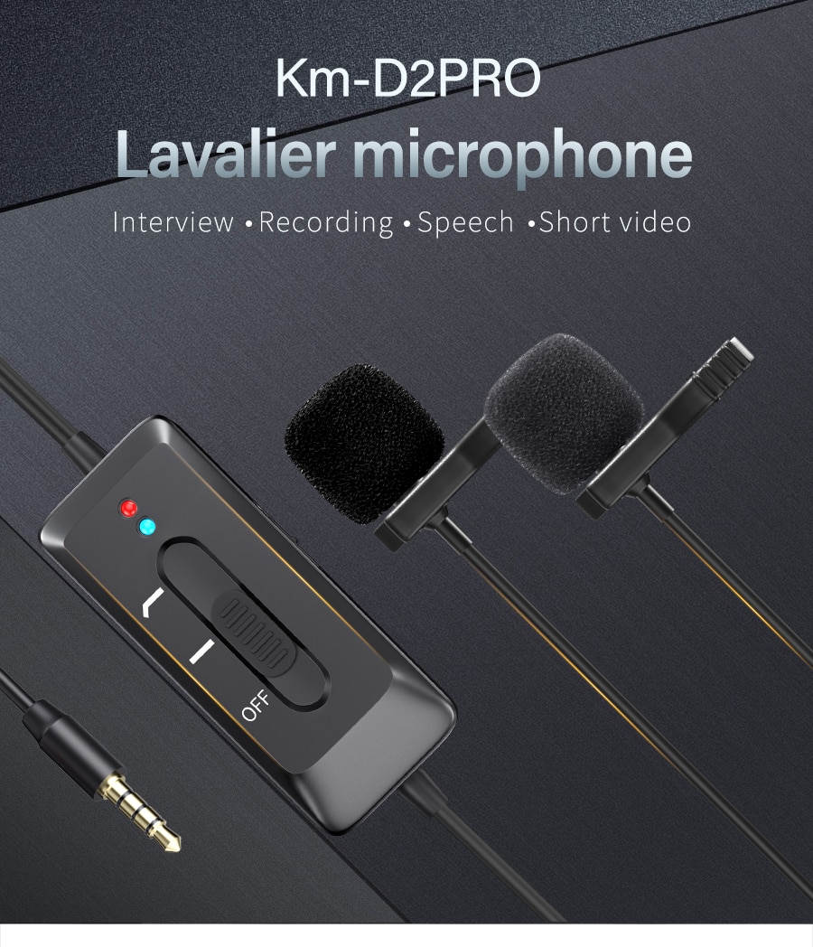 MAMEN-Dual-Head-Clip-on-Lapel-Microphone-Lavalier-Omnidirectional-Condenser-Recording-Mic-for-iPhone-4000811982993
