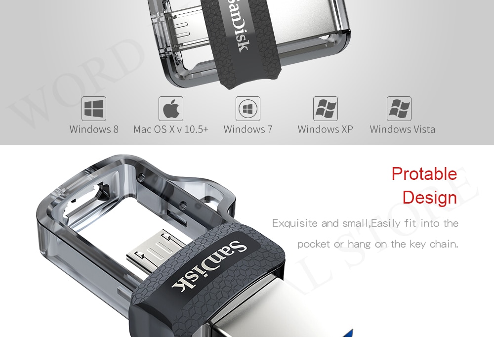 Sandisk-128GB-SDDD3-Extreme-USB30-Dual-OTG-USB-Flash-Drive-High-Speed-150MBS-PenDrive-32GB-16GB-Pen--32829661337