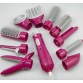 10 in 1 Hot Air Hair Styler 2 Temperature 110V - 240V Hair Styling Tools With Hair Dryer Brush + Curling Irons + Straightener