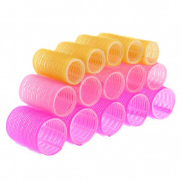 12pcs/set Hairdressing Home Use DIY Magic Large Self-Adhesive Hair Rollers Styling Roller Roll Curler Beauty Tool