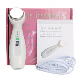 1Mhz Ultrasonic Facial Body Cleaner Massager Machine Face Lift Skin Tightening Deep Cleansing Wrinkle Removal Beauty Care Device