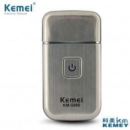 2016 hot sale KEMEI Personal Care Mini USB Charging Cordless Travel Shaver Face Care Beard Trimmer Facial Cleaning Razor for men