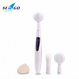 4 in 1 Beauty Care Waterproof Massage Facial Cleansing Brush Home Kit Sonic System Blackhead Remover Skin Care Washing Product 