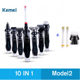 7 in 1 Men's 3D Electric Shaver 3 in 1 Beard Trimmer Rechargeable Razor for Men Shaving Machine Barbeador Face Care