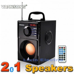 A10 Stereo Subwoofer Bluetooth Speaker HiFi Portable Speakers USB TF Card Mp3 Play 10W Super Bass  Loudspeaker FM Radio Column