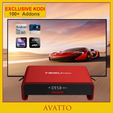 [AVATTO] T95U Pro 2GB 16GB Amlogic S912 Android 6.0 Smart TV Box Octa-core 5G-Wifi BT4.0 4K H.265 Media Player Set top box 