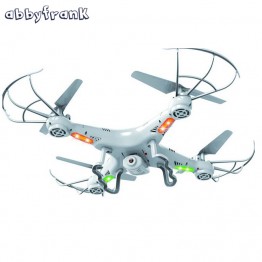 Abbyfrank RC Drone Helicopter X5C 0.3M Camera 360-Eversion 2.4G Remote Control 4 CH 6 Axis Quadcopter Led Light Flying Plane
