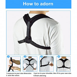 Aptoco Clavicle Posture Corrector Back Support Belt Shoulder Bandage Corset Back Orthopedic Brace Scoliosis Posture Corrector