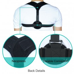 Aptoco Clavicle Posture Corrector Back Support Belt Shoulder Bandage Corset Back Orthopedic Brace Scoliosis Posture Corrector