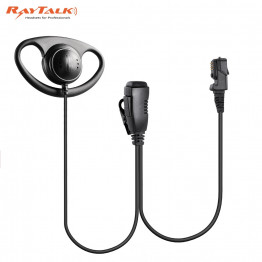 D shape earpiece headset with Lapel PTT / Mic for two way radio TPH700, High quality free shipping