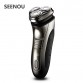 Electric Shaver For Man 4D Floating Men's Washable Rechargeable Rotary Electric Shavers Razor with Pop-up Trimmer USB Charging