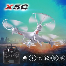 Free shipping 2.4G 4CH 6-Axis Original Syma X5C quadcopter RC helicopter drone with 2MP HD FPV camera RC toy VS x101 x5sw x5sc