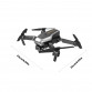 Hj95 Drone Mini Foldable Professional Rc Quadcopter Real Time Transmission Dual 4k Camera Hd Aerial Photography Kid Toy Gift