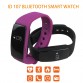 ID107 Bluetooth Smart Watch Heart Rate Monitor Pedometer Wristband Fitness Tracker Remote Camera Smart Bracelet for Android iOS