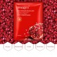 Images Red pomegranate mask face mask plant extract hydrating deep moisturizing&whitening facial massage mask skin care mask 