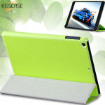 KISSCASE Three Fold Stand Leather Flip Case For iPad mini 1 2 3 Protective Shell Tablets Accessories Full Protective Cover