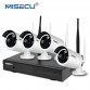 MISECU New plug&play 720P 1080P VGA/HDMI 4CH HD NVR wifi KIT Wireless nvr 30-50m signal P2P 720p WIFI IP Camera Waterproof CCTV