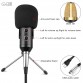 MK-F100TL New Usb Desktop Microphone Professional Condenser Microphone Stand With Tripod For Computer Pc karaoke Video Recording