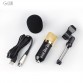 MK-F100TL New Usb Desktop Microphone Professional Condenser Microphone Stand With Tripod For Computer Pc karaoke Video Recording
