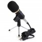 MK-F200FL Professional USB Microphone Condenser Desktop Computer Microphone Stand Stereo Wired 3.5mm Tripod For Recording Studio