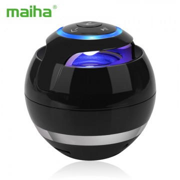Maiha M18 Portable Wireless Mini Bluetooth Speaker Super Bass Boombox Sound box with Mic TF Card FM Radio LED Light32679470532