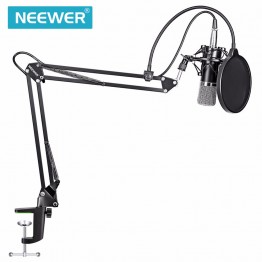 Neewer NW-700 Professional Studio Broadcasting Recording Condenser Microphone Kit with Microphone stand and Shock Mount