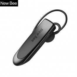 New Bee Hand-free Wireless Bluetooth Earphone Mini Bluetooth Headset Headphones with Mic 22H Music Play Time for Mobile Phones