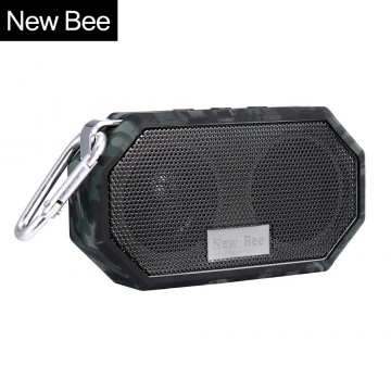 New Bee Waterproof Wireless Bluetooth Speaker Mini Subwoofer Shower Portable speakers Hands-free Call Mic for  Phone PC