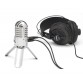 Original Samson Meteor Mic Studio Recording Condenser Microphone Fold-back Leg with USB Cable Carrying Bag for computer
