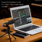 PC Condenser Microphone with Mic Stand Professional 3.5mm Jack 1.8 m Cable For iPad iPhone Laptop Singing YouTube Skype Gaming
