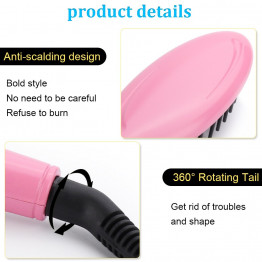 Professional Electric Hair Straightener Comb Straight Styling Auto Massager Hot Heating Iron Straightening Brush Hair Care Tools