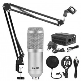 Professional bm 800 Karaoke Microphone Bundle bm800 Condenser Microphone Kits Mikrofon for Computer Microfone for Studio Record