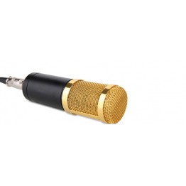Professional MIC Studio Microphone Condenser Sound Recording Microphone BM - 800 with Shock Mount for Radio Kit KTV