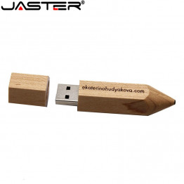 SAHNDIAN LOGO customer Wooden pencil pen drive 4GB 8GB 16GB 32GB 64GB usb flash drive pendrive memory stick  card gifts