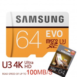 SAMSUNG New U3 Micro SD 256GB/128GB/64GB SDXC U1 32GB/16GB SDHC Class10 TF CF Memory Card C10 Microsd Flash Cards  Free Shipping