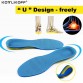 Silicon Gel Insoles Foot Care for Plantar Fasciitis Heel Spur Running Sport Insoles Shock Absorption Pads arch orthopedic insole