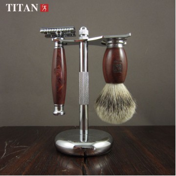 Titan safety razor set ,double edge safety razor set,safety razor stainless steel Classic Fashion Men Manual Shaver