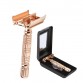 Unscrew The Two-Sided Shaver Rose Gold Vintage Manual Razor Waterproof Alloy Top Quality Safety Razor For Men