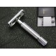 WEISHI Safety Razor men double edge safety razor Bright silvery 9306-F Brass material with black box 10 PCS/LOT NEW