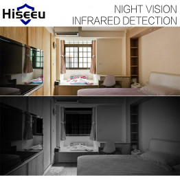 hiseeu Home Security IP Camera Wi-Fi Wireless Smart Dog wifi Camera Surveillance 720P Night Vision CCTV Indoor Baby Monitor FH4