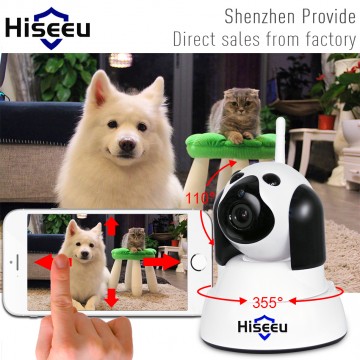 hiseeu Home Security IP Camera Wi-Fi Wireless Smart Dog wifi Camera Surveillance 720P Night Vision CCTV Indoor Baby Monitor FH4