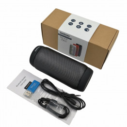 lewinner colorful Waterproof LED Portable Bluetooth Speaker BQ-615 Wireless Super Bass Mini Speaker with Flashing Lights FM