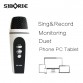 microphone for mobile/ios/android/iphone/cellphone/pc usb 3.5mm interface duet for studio record, condenser microphone MC-919A