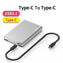 usb 3.1 type C hdd enclosure full metal aluminum hard drive caddy 2.5 external hard disk cover case for sata hdd ssd blueendless